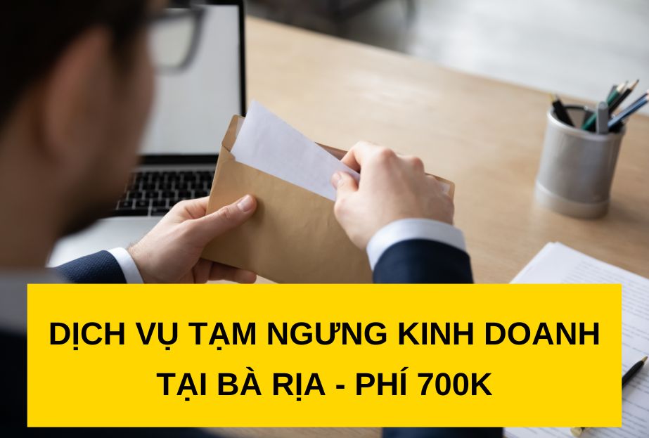 Dịch vụ tạm ngưng công ty tại Bà Rịa