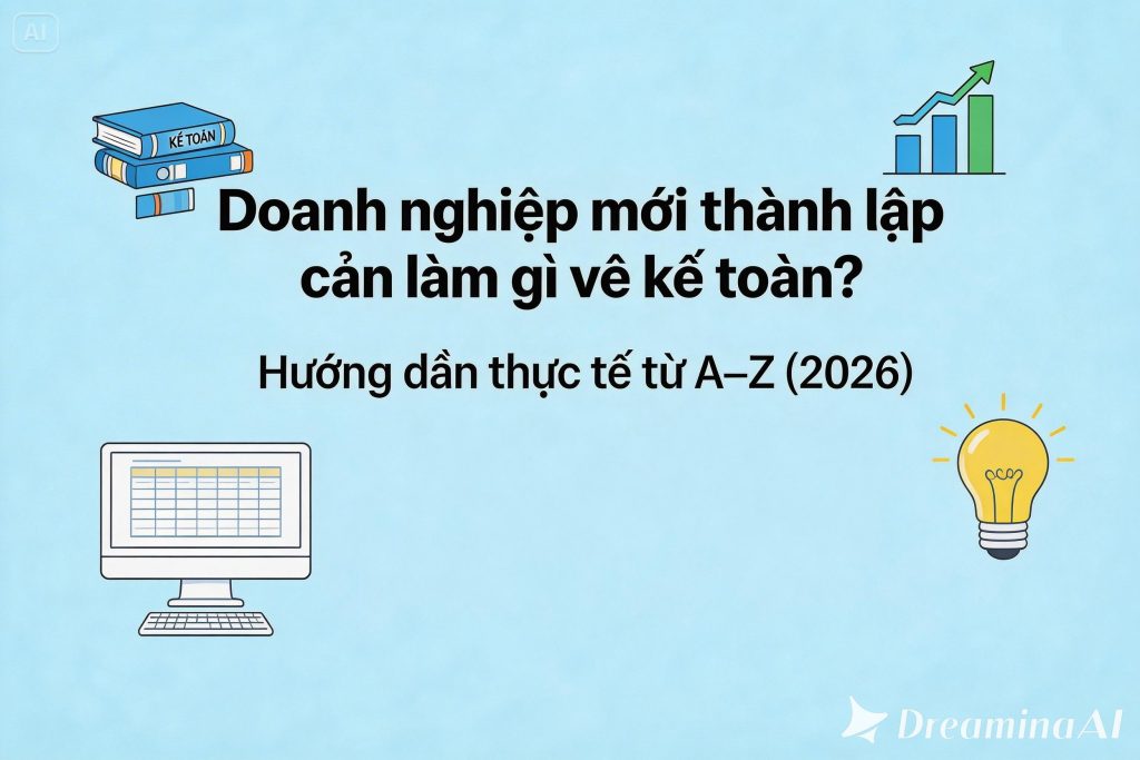 doanh nghiệp mới thành lập cần làm gì về kế toán